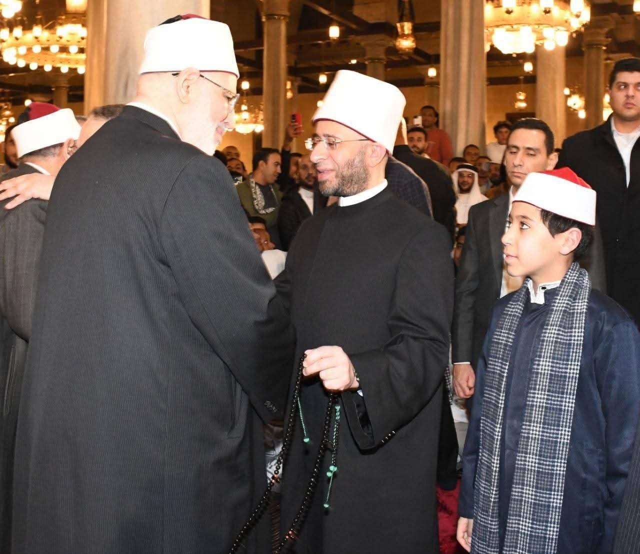 وزير الأوقاف يشهد احتفال ذكرى غزوة بدر بمسجد الإمام الحسين