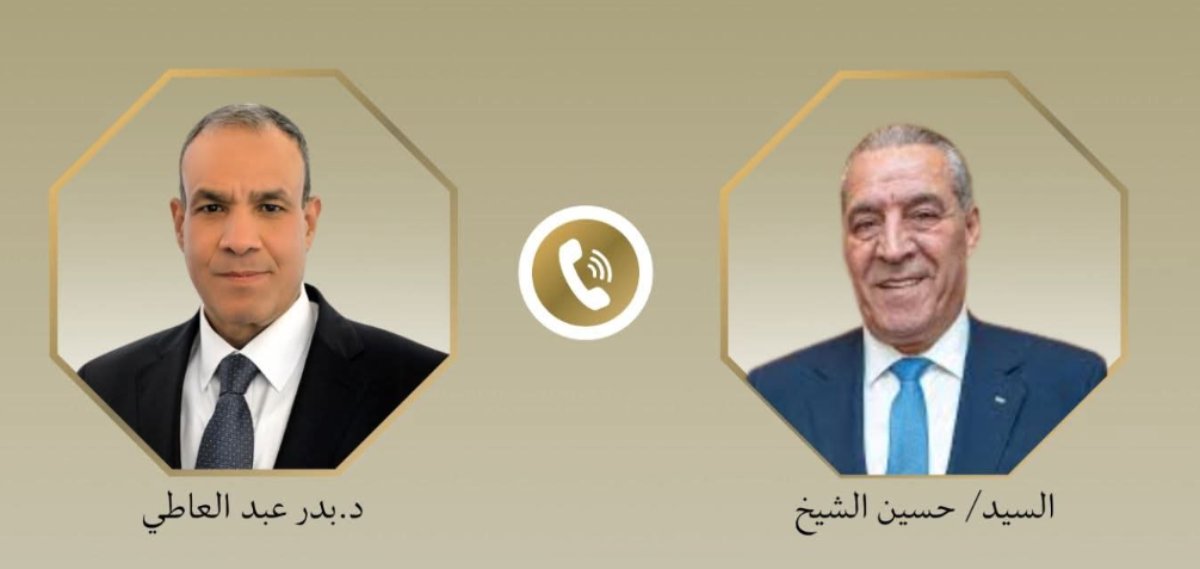 وزير الخارجية يبحث هاتفياً مع نائب الرئيس الفلسطيني تطورات الأوضاع بفلسطين