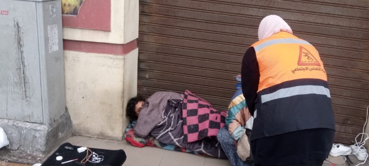 التضامن تكثف فرق التدخل السريع لحماية بلا مأوى من الأمطار وسوء الطقس