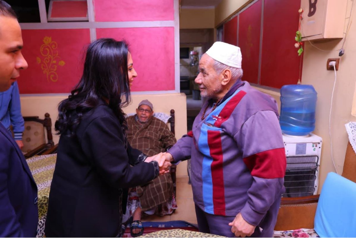 وزيرة التضامن تزور مفاجئًا دار أم هاني للمسنين لتحسين الرعاية