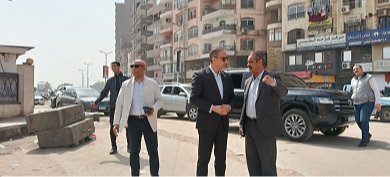 محافظ الجيزة يتفقد أحياء الوراق وإمبابة ويؤكد على ضرورة النظافة والرفع من المخلفات