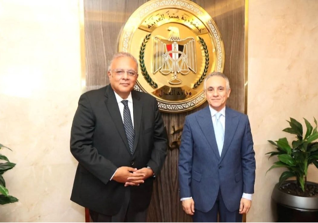 القومي لحقوق الإنسان يبحث مع وزير العدل تعزيز التعاون في دعم منظومة العدالة