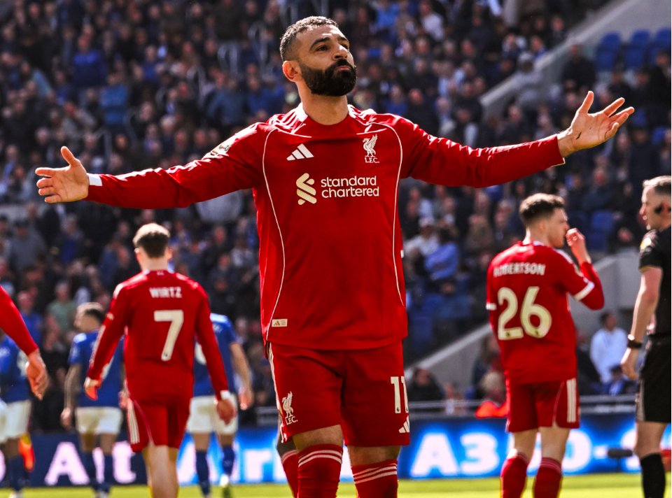 رقم قياسي وتاريخي لـ محمد صلاح مع ليفربول أمام إيفرتون