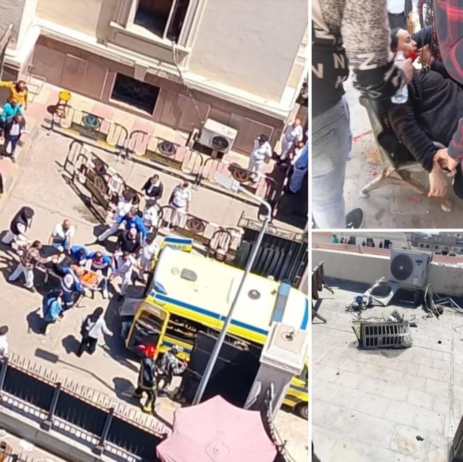 النيابة العامة تأمر بحبس فني تكييفات احتياطيًا لتسببه خطأ في وفاة سيدة إثر انفجار وحدة تكييف أعلى سطح محكمة الإسكندرية الابتدائية