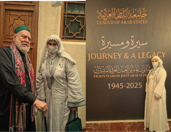 داليا الشريف تشارك في وسام الخير بجامعة الدول العربية وتعزز العمل الإنساني العربي