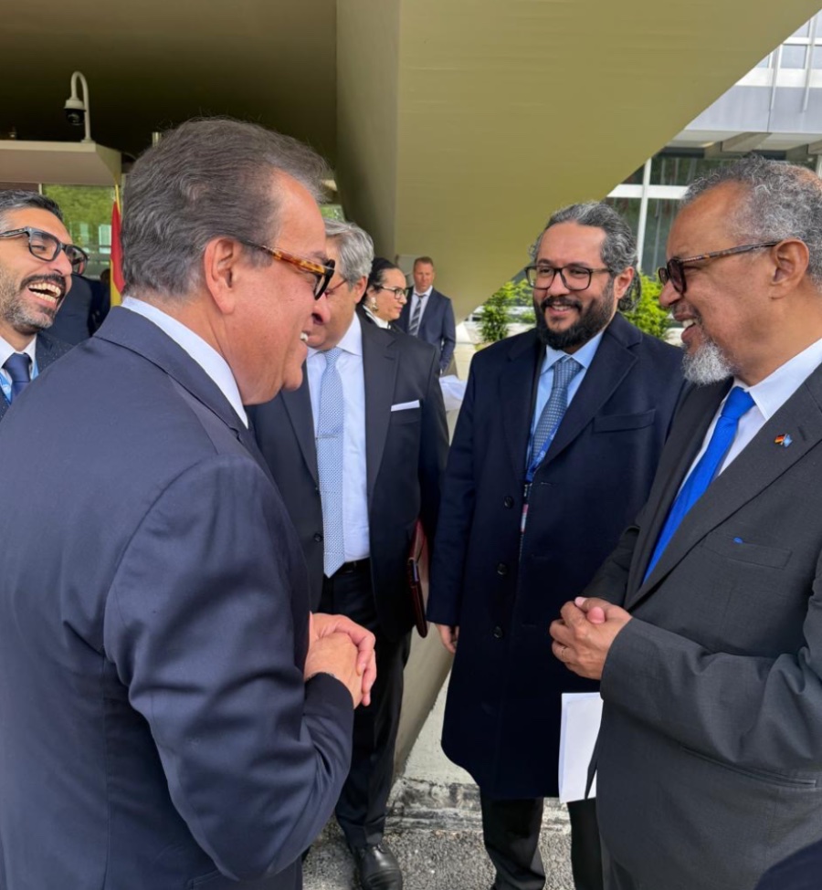 خالد عبدالغفار: نثمن دور منظمة الصحة العالمية في دعم الأمن الصحي