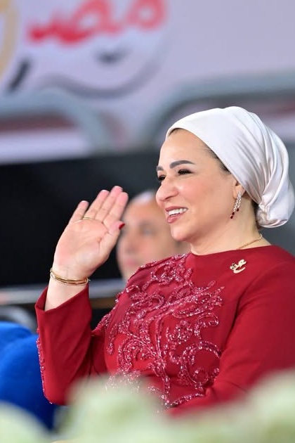 حياة كريمة توجه الشكر للسيدة انتصار السيسي  لرعايتها احتفالية فرحة مصر