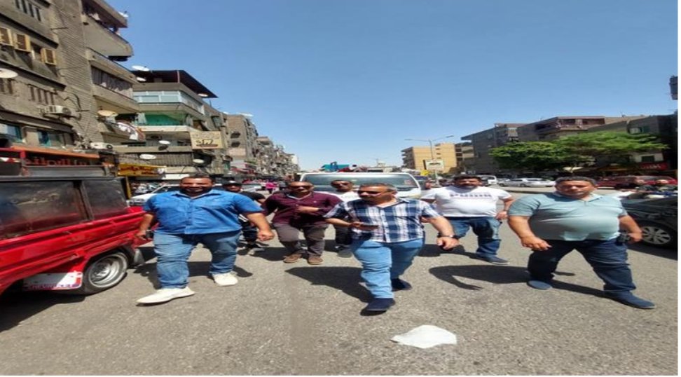 إمبابة تواصل حملاتها المكبرة للقضاء على الإشغالات ومنع عودة الباعة
