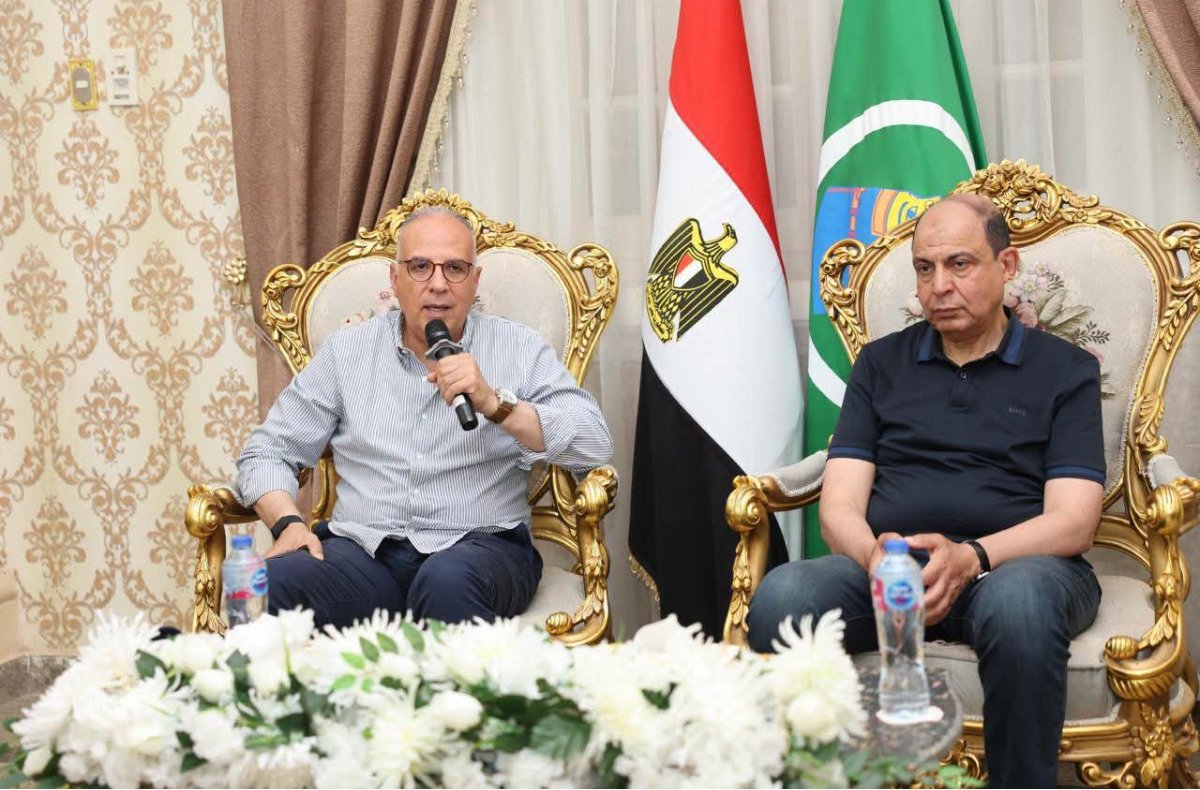 محافظ المنيا ووزير الري يبحثان مع النواب مستجدات المشروعات القومية وتوفير مياه الصيف