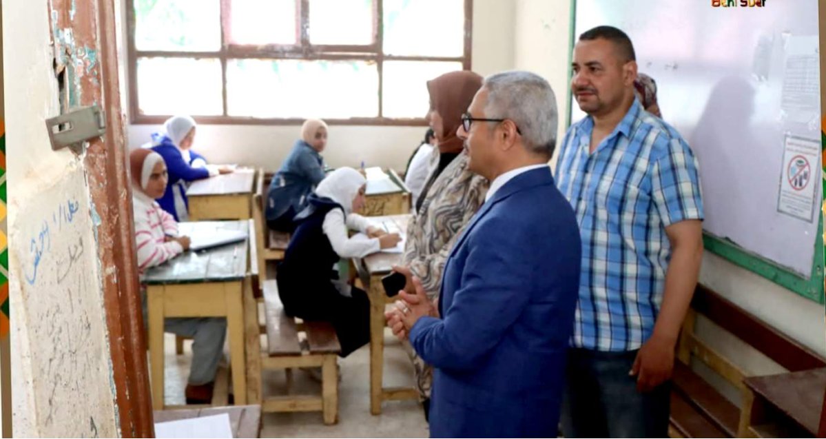 محافظ بني سويف يفاجئ لجان امتحانات الشهادة الإعدادية