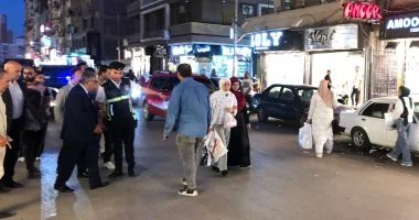 جولة ميدانية لمحافظ الدقهلية لمتابعة الإشغالات ورفع كفاءة الشوارع بالمنصورة