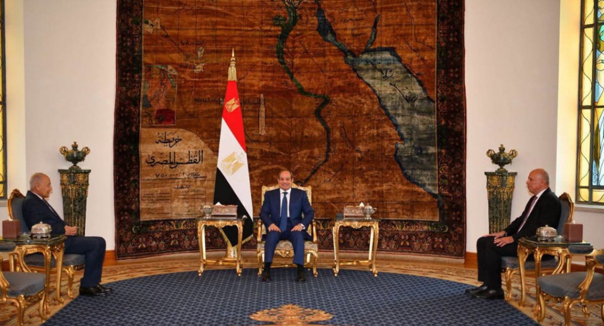 الرئيس السيسي يستقبل السيد أحمد أبو الغيط أمين عام جامعة الدول العربية