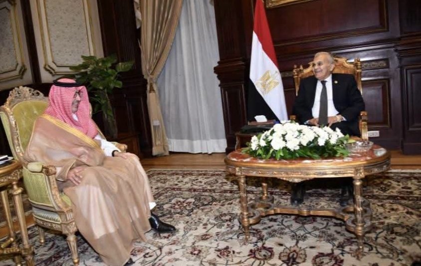 مصر والسعودية جناحا الأمة العربية.. رسائل مهمة من لقاء رئيس مجلس الشيوخ وسفير المملكة