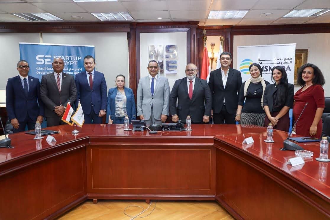 جهاز تنمية المشروعات يوقع مذكرة تفاهم مع المؤسسة المصرية للشركات الناشئة وريادة الإعمال