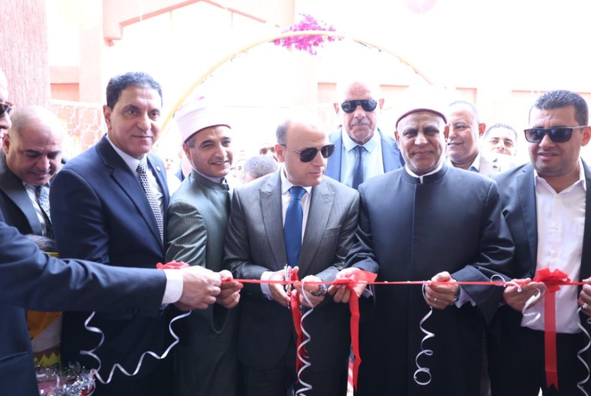 رئيس قطاع المعاهد الأزهرية ومحافظ الغربية يفتتحان معهد فتيات محمود راشد سويدان بالغربية