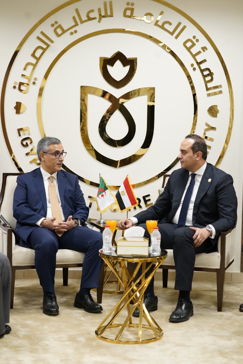 أحمد السبكي: شراكة صحية مع الجزائر فى التحول الرقمي والسياحة العلاجية ونقل التكنولوجيا الطبية