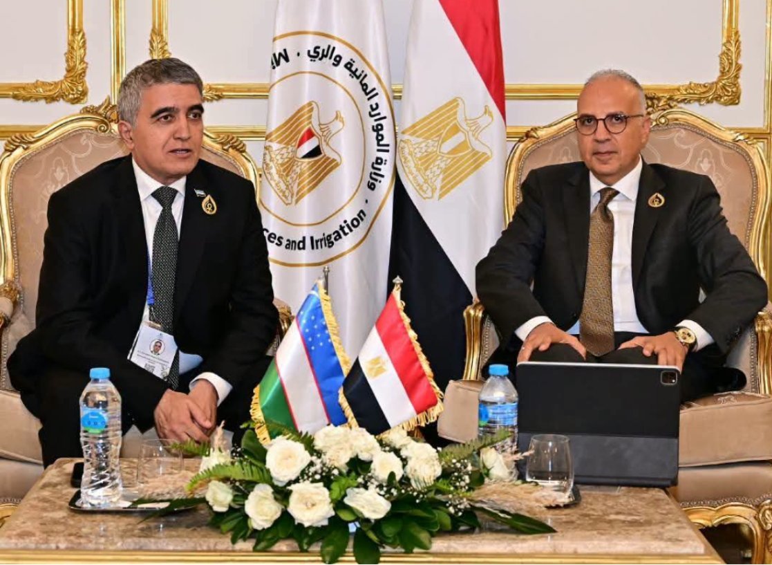 مصر وأوزبكستان تبحثان تطوير الري وتعزيز كفاءة استخدام المياه
