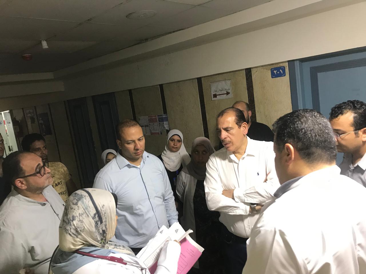 نائب وزير الصحه يتفقد المنشأت الصحيه بمحافظه مطروح