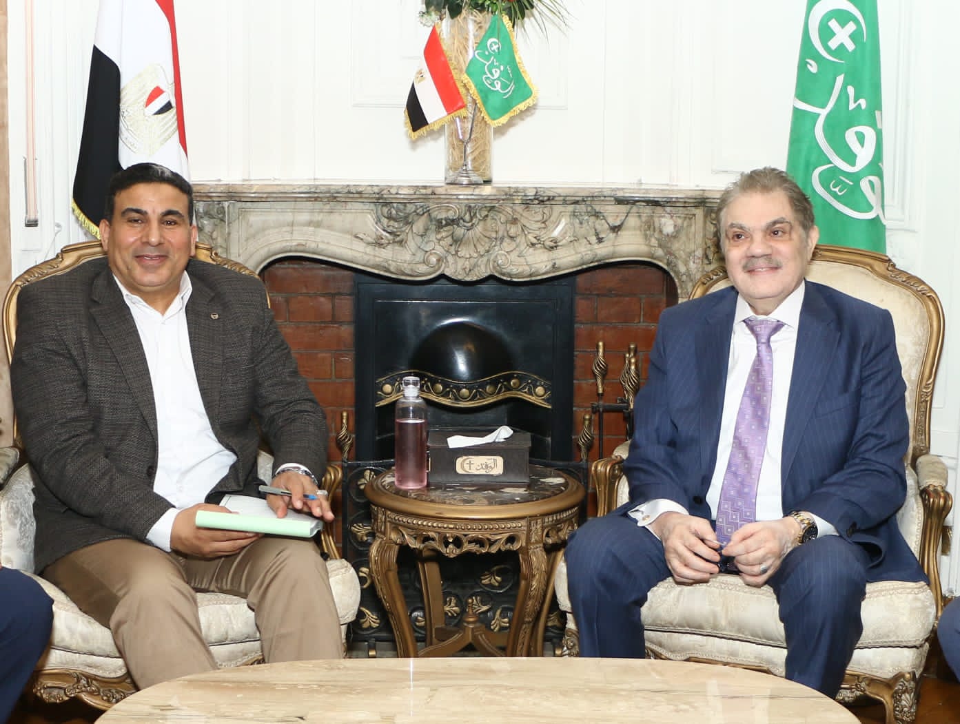 انضمام اللواء سمير عبد الغني لحزب الوفد