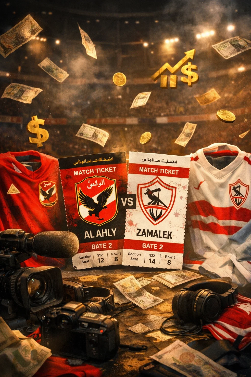 فلوس الكورة فين؟ تقرير يكشف الخلل المالي في أندية مصر