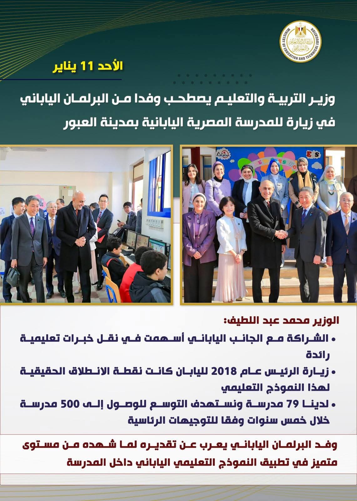 تعرف على اهم أنشطة وزارة التربية والتعليم خلال أسبوع