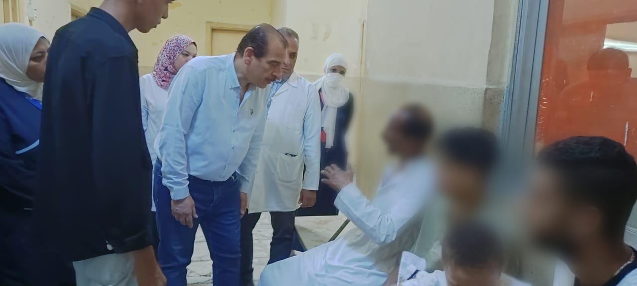 نائب وزير الصحة يتفقد مستشفى حلوان العام ومركز أطلس