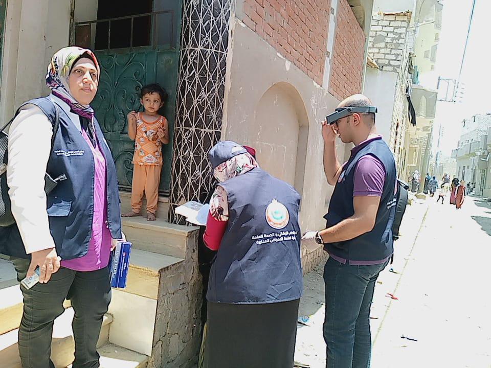 وزارة الصحة تنفذ مرحلتى المسح الميداني لمرض التراكوما في محافظتي الفيوم وبني سويف ‎