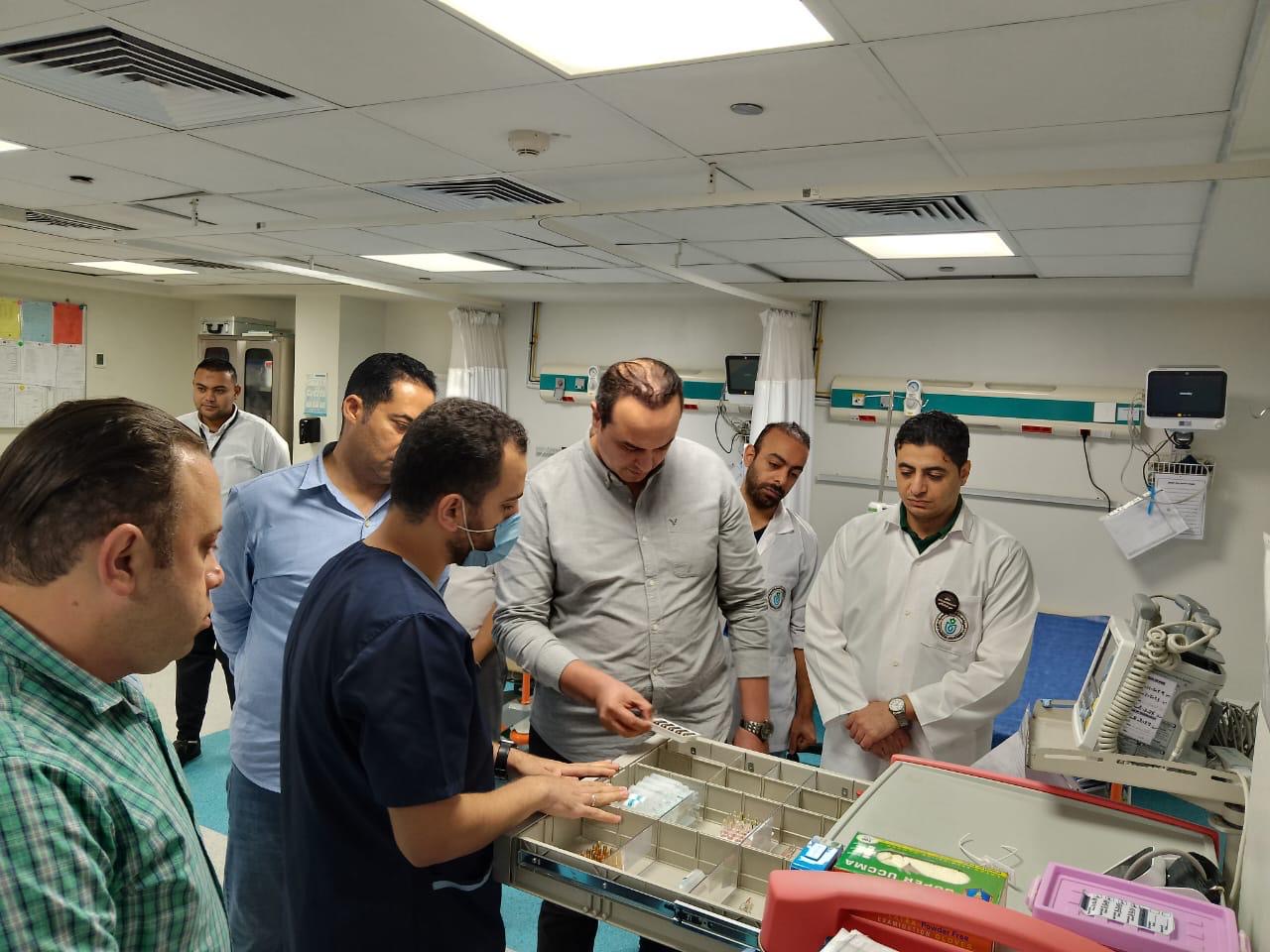 رئيس هيئة الرعاية الصحية يتفقد المنشآت الصحية التابعة للهيئة بجنوب سيناء  ضمن خطة التأمين الطبي لقمة شرم الشيخ للسلام