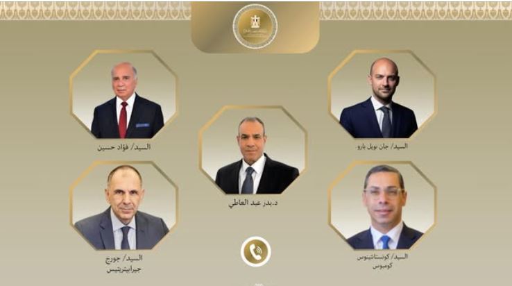وزير الخارجية يتلقى اتصالات هاتفية من وزراء خارجية فرنسا واليونان وقبرص والعراق