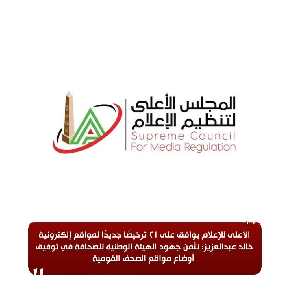 الأعلى للإعلام" يُرخص 21 موقعًا إلكترونيًا جديدًا