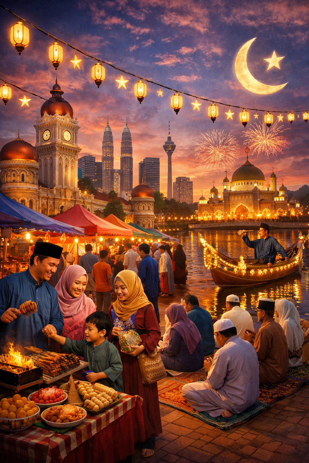 رمضان في ماليزيا.. احتفال إيماني يضيء المدن ويجمع القلوب