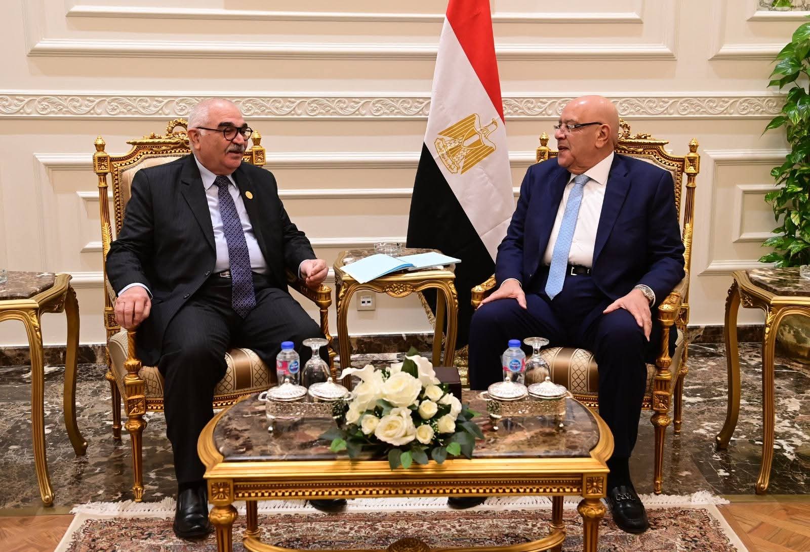 رئيس مجلس النواب يستقبل رئيس هيئة قضايا الدولة بمقر المجلس