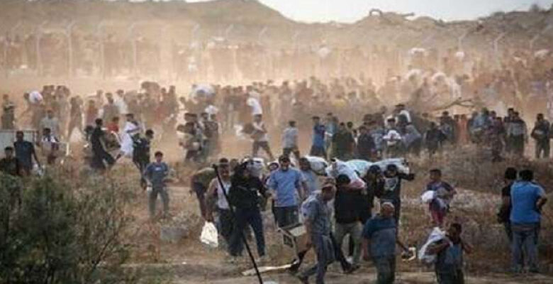 16 شهيدا و100 مصاب فى مجزرة جديدة يرتكبها الاحتلال بحق منتظرى المساعدات وسط قطاع غزة