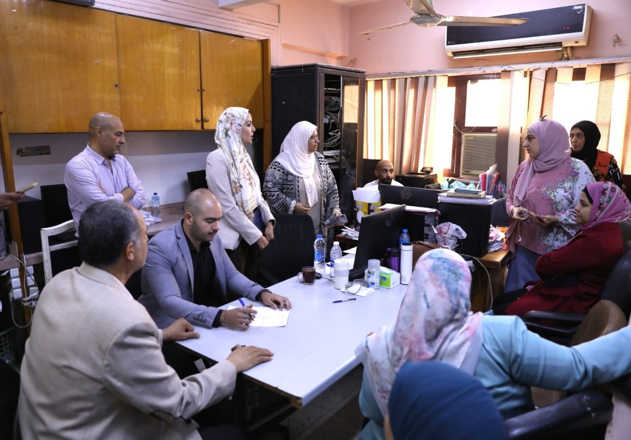 الصحة"  التحول الرقمى و تطوير الموارد البشرية بمديرية الجيزة ‎