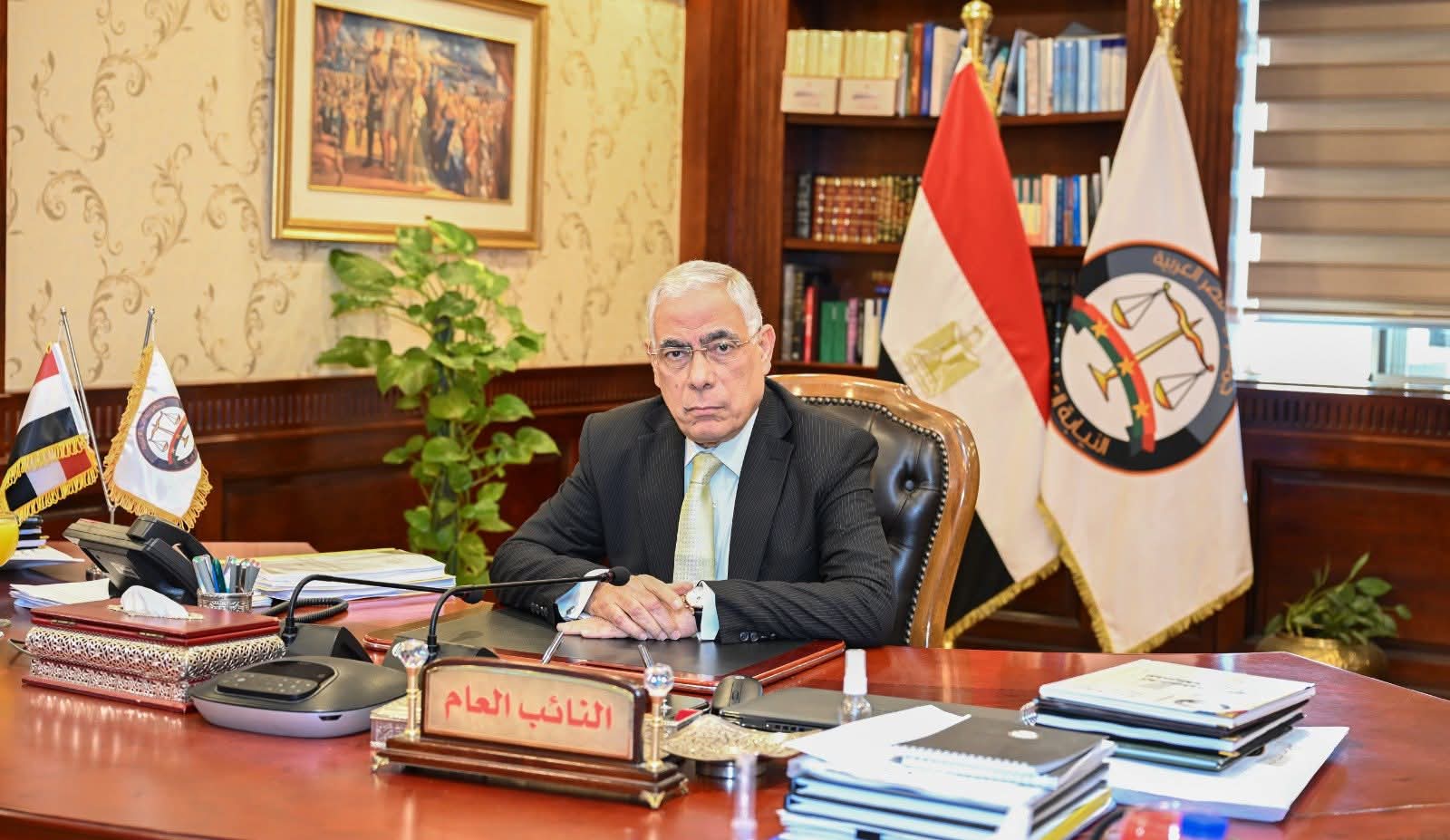 النيابة العامة تجري  تفتيشا  لمركز شرطة بدر
