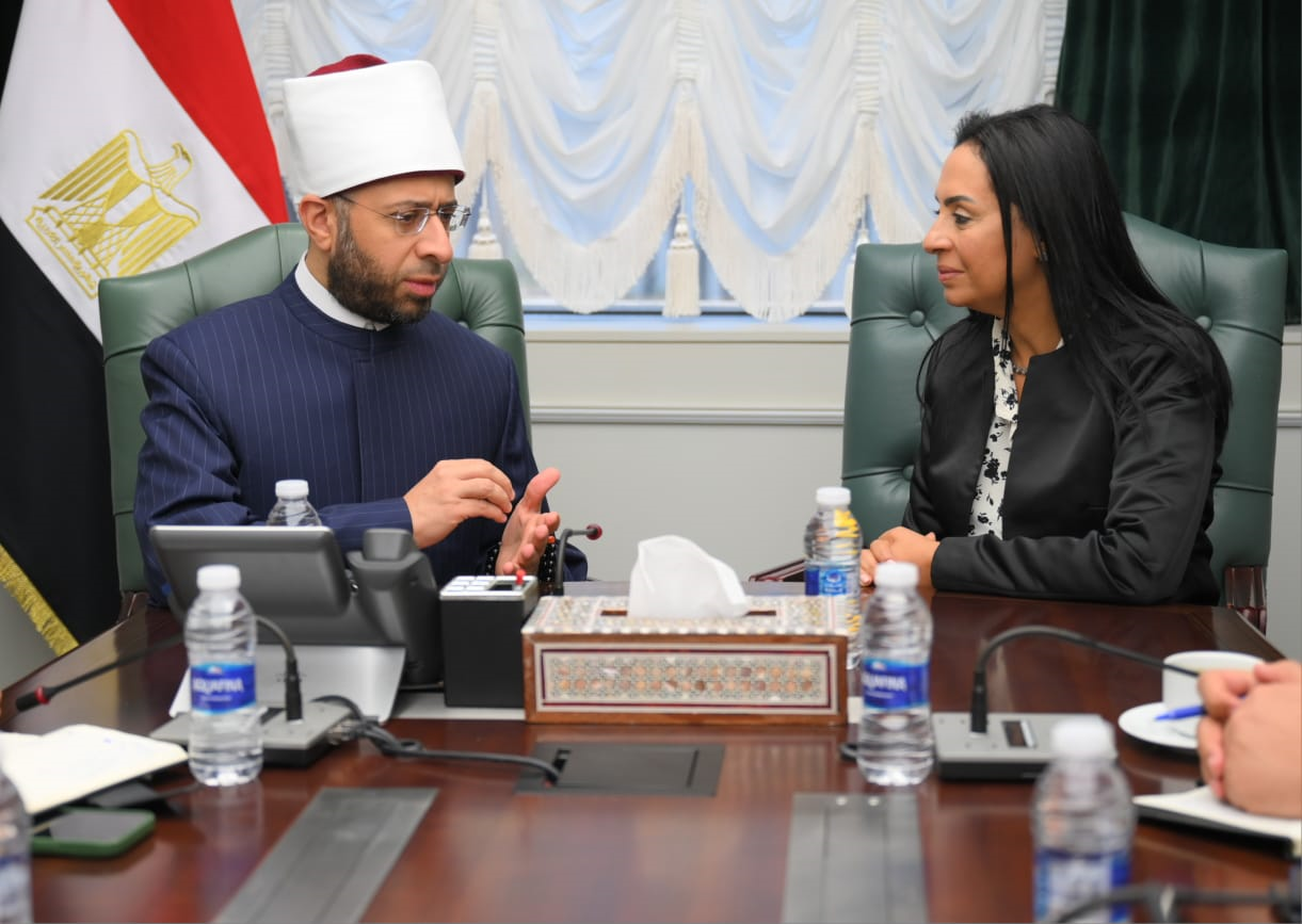 وزيرة التضامن الاجتماعي تستقبل وزير الأوقاف .. ويبحثان تعزيز سبل التعاون