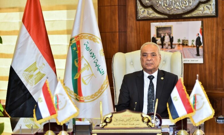 رئيس النيابة الإدارية يُهنئ الرئيس السيسي بمناسبة حلول ذكرى ثورة 30 يونيو