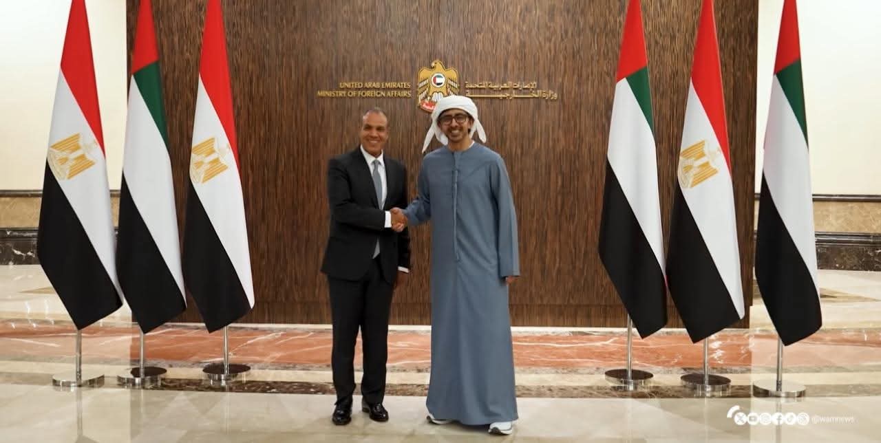 وزيرا خارجية مصر والإمارات يبحثان تعزيز العلاقات الثنائية وتطورات الأوضاع الإقليمية في أبوظبي