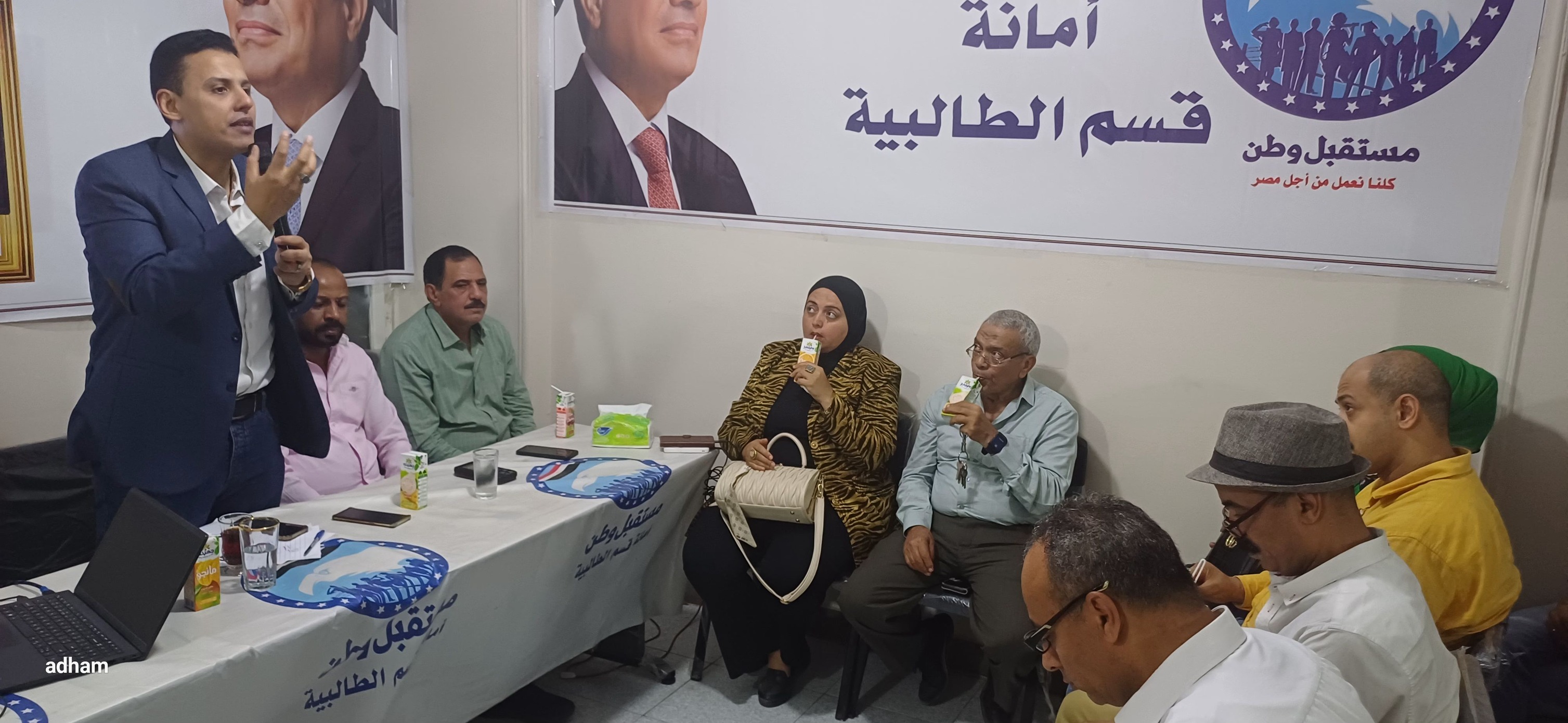 محمد عودة يقود أمانة الطالبية لاستعدادات مكثفة لانتخابات مجلس الشيوخ
