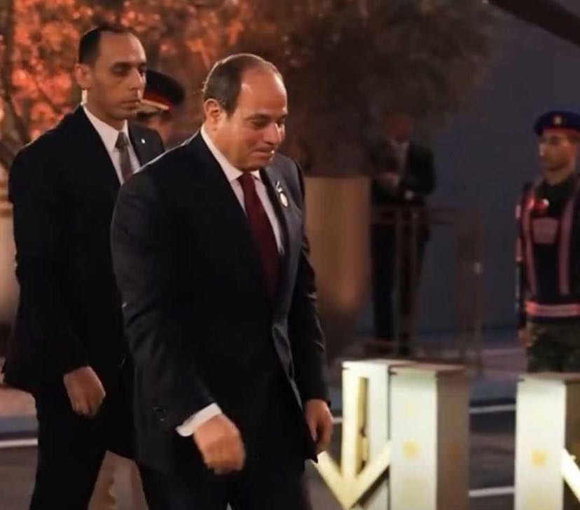 وصول الرئيس عبد الفتاح السيسي للمتحف المصري الكبير