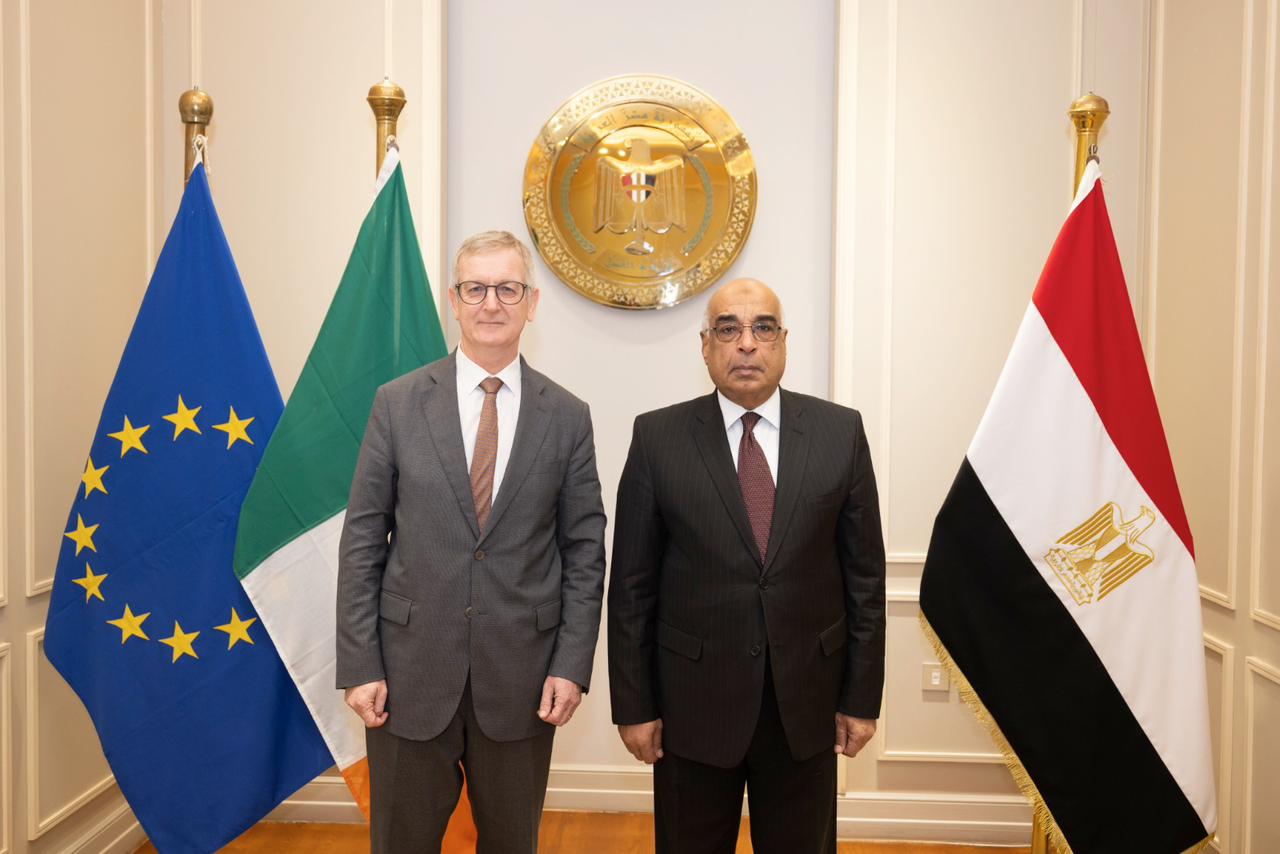 وزير العدل يستقبل السفير الإيرلندي بالقاهرة