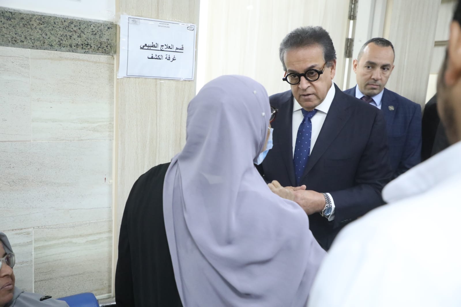 وزير الصحة يفتتح وحدة السكتة الدماغية الشاملة بمستشفى العاصمة الجديدة