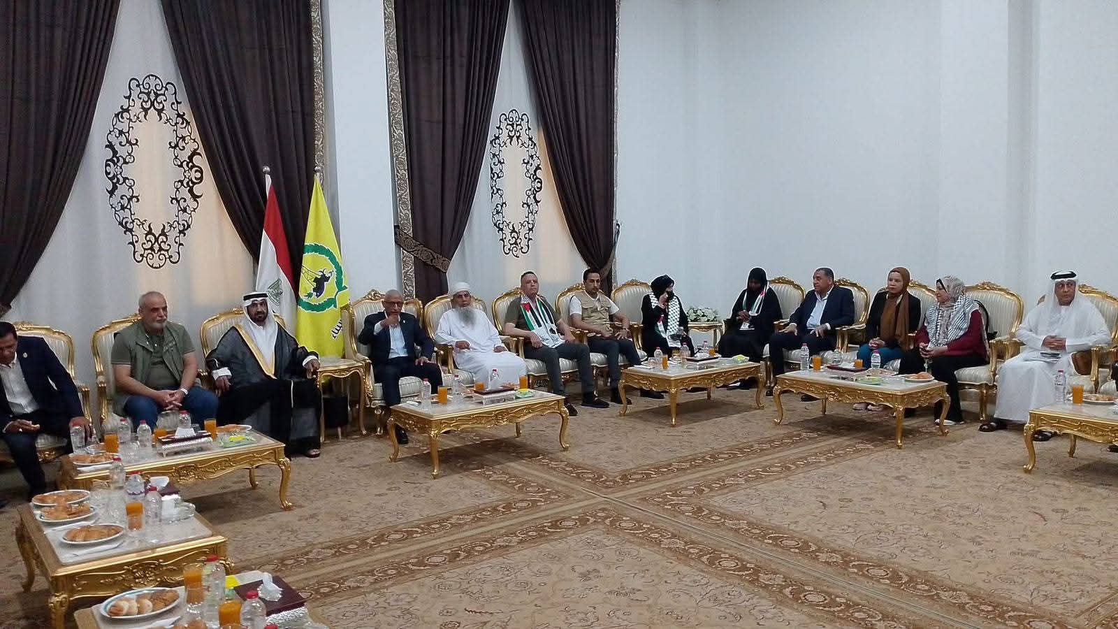 وفد البرلمان العربي برئاسة محمد بن أحمد اليماحي يزور معبر رفح ومستشفيات العريش ويتضامن مع الجرحى الفلسطينيين