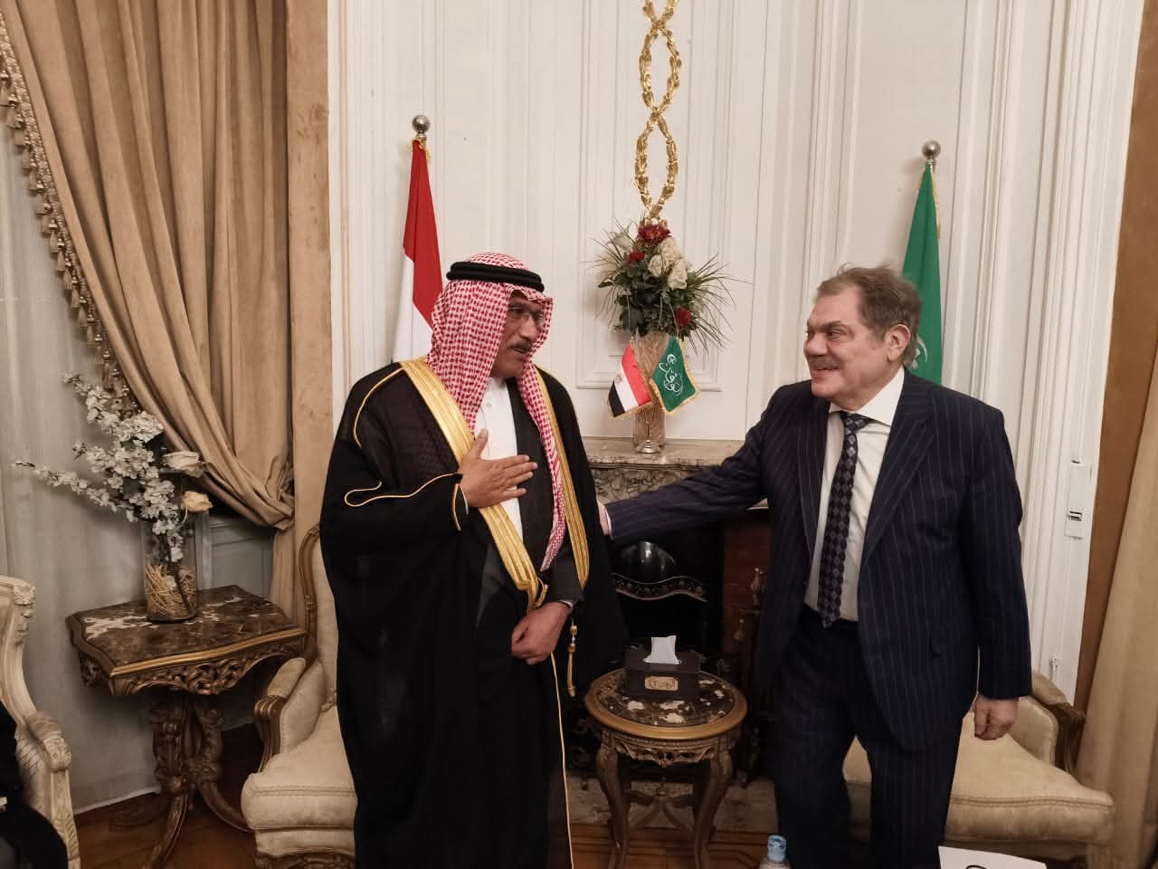 السيد البدوي يستقبل الشيخ كامل مطر رئيس مجلس القبائل والعائلات المصرية